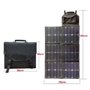 Flexible 360 W Foldable Solar Panel with High Efficiency - Emissions and Stack