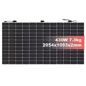 430 W/520 W Flexible Solar Photovoltaic Panel with Panel Efficiency of 20.4 % - Emissions and Stack