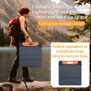 100 W Portable Foldable Solar With Mono Monocrystalline Cells Panels - Emissions and Stack