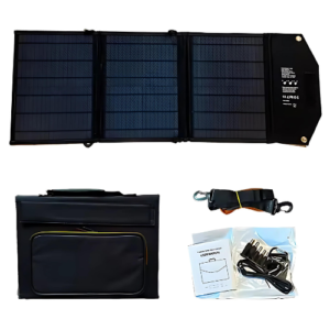 30 W Flexible Foldable Solar Panel with High Light Transmittance - Emissions and Stack