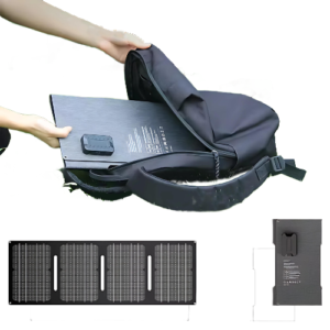 40 W Portable Flexible Solar Panel System with High Efficiency - Emissions and Stack