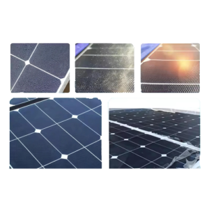 100 W Folded and Portable Solar Panels with ETFE Transparent Film - Emissions and Stack