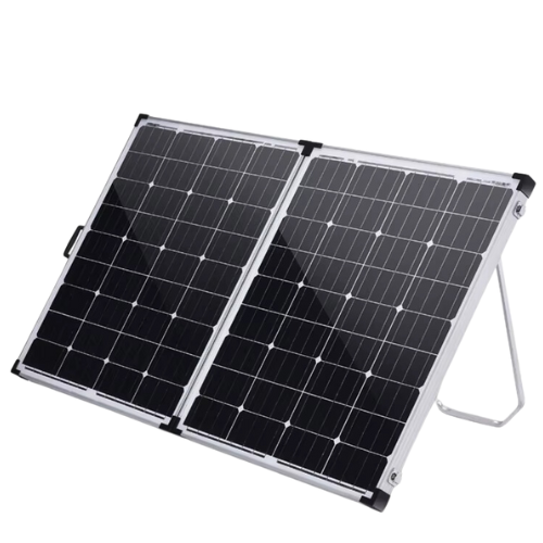 80 W Portable Folding Solar Panel With Standing Support - Emissions and Stack