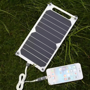6 W Outdoor Charger Mini Small Portable Solar Panel with USB Port for Charging Smartphones - Emissions and Stack