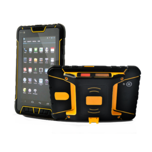 Rugged Android Tablet PC with Barcode Scanner and RFID - IP67 Waterproof - Emissions and Stack